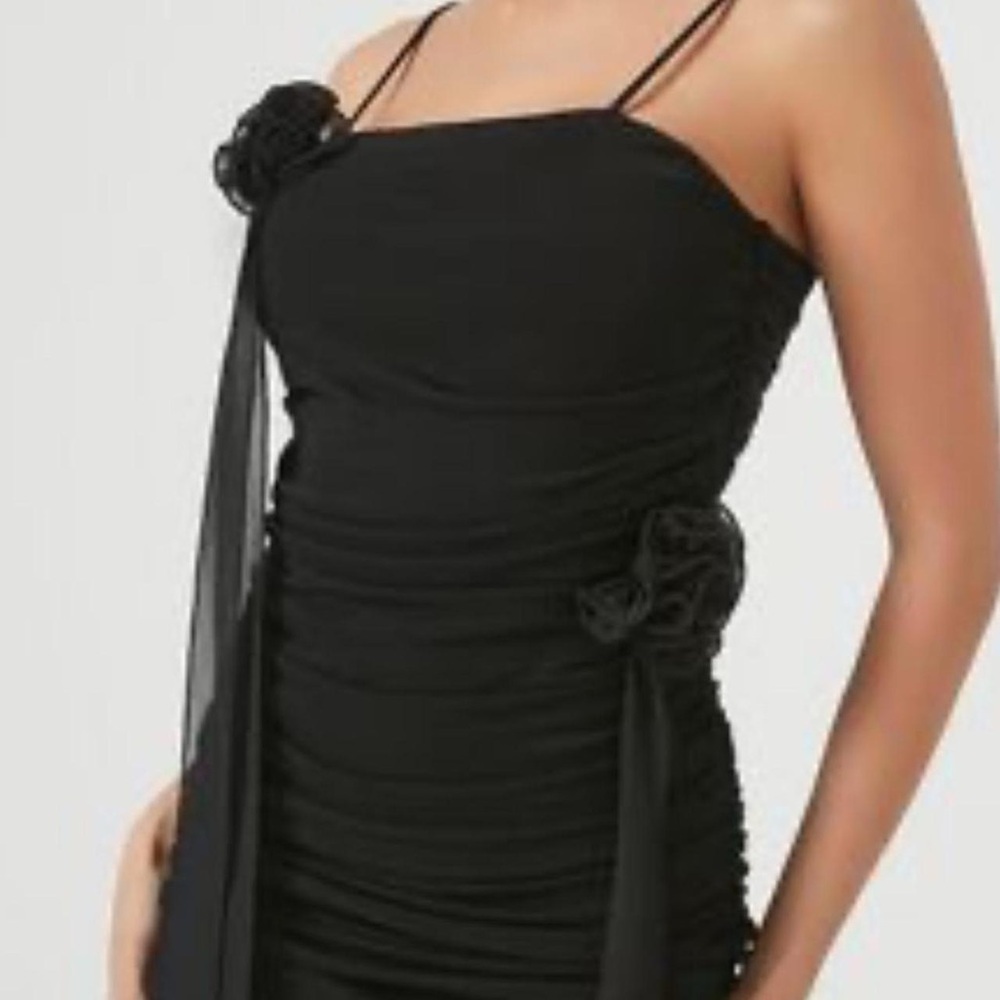 Forever 21 Black Strapless Dress